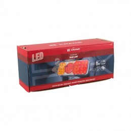 LA40030; KRAMP; Feu arrière LED rectangle universel 5 plots; pièce detachée