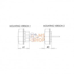 LA40030; KRAMP; Feu arrière LED rectangle universel 5 plots; pièce detachée