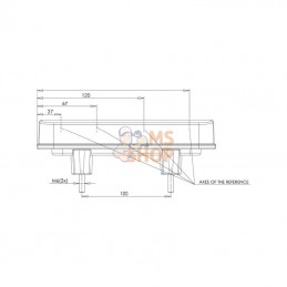 LA40030; KRAMP; Feu arrière LED rectangle universel 5 plots; pièce detachée
