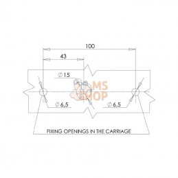 LA40030; KRAMP; Feu arrière LED rectangle universel 5 plots; pièce detachée