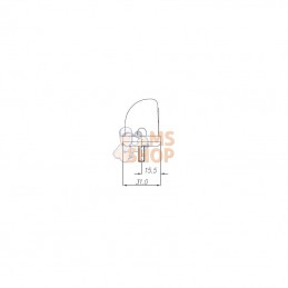 LA41003; KRAMP; Plaque d'immatriculation lampe LED compacte; pièce detachée