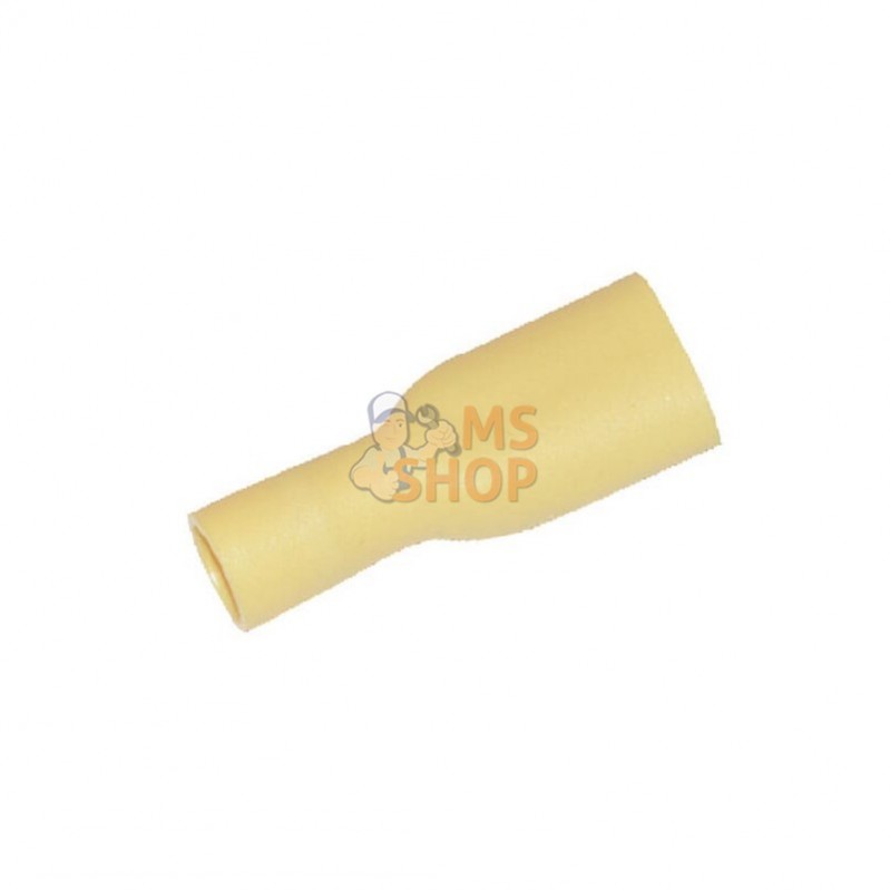 LA9375KR; KRAMP; Douille fiche plate jaune; pièce detachée
