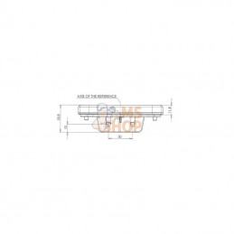 LA30103; KRAMP; Feu de position arrière; pièce detachée