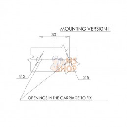 LA30117; KRAMP; Feu de position arrière; pièce detachée