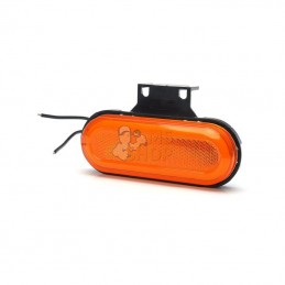 LA30154; KRAMP; Feu de position latéral rectangulaire branchement par câble LED 12-24V KRAMP; pièce detachée