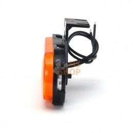 LA30154; KRAMP; Feu de position latéral rectangulaire branchement par câble LED 12-24V KRAMP; pièce detachée