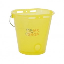 14267; KERBL; Seau d'alimentation jaune transparent 8L; pièce detachée