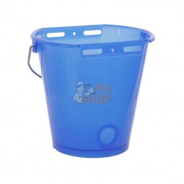 14269; KERBL; Seau d'alimentation bleu transparent 8L; pièce detachée