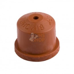 30HCX18; HYPRO; Buse à cône creux&lt;br/&gt; HCX 80° 5 brun plastique Hypro; pièce detachée