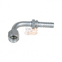 8GS8FJX90M; GATES; Racc. à sertir 90° DN13-3/4 JIC; pièce detachée