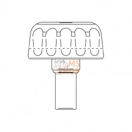 F0875500A; PIUSI; Bouton de réinitialisation; pièce detachée