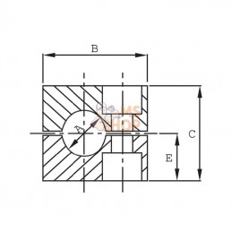 RS9532; RSB; Kit de collier de fix. 32mm; pièce detachée