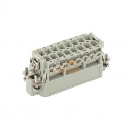 09200162612; HARTING; Insert mâle A 16P raccord vissé 1-16; pièce detachée