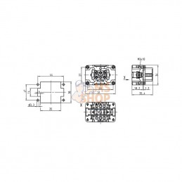 09330062716; HARTING; Insert F ES 6P racc. à lame; pièce detachée