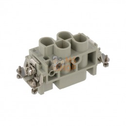 09380062711; HARTING; Insert F K 4/0 racc. à vis; pièce detachée