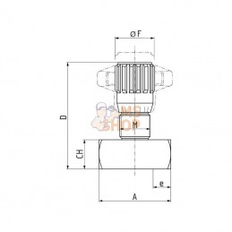 FT2572114MP; TOGNELLA; Soupape d'accélérateur; pièce detachée