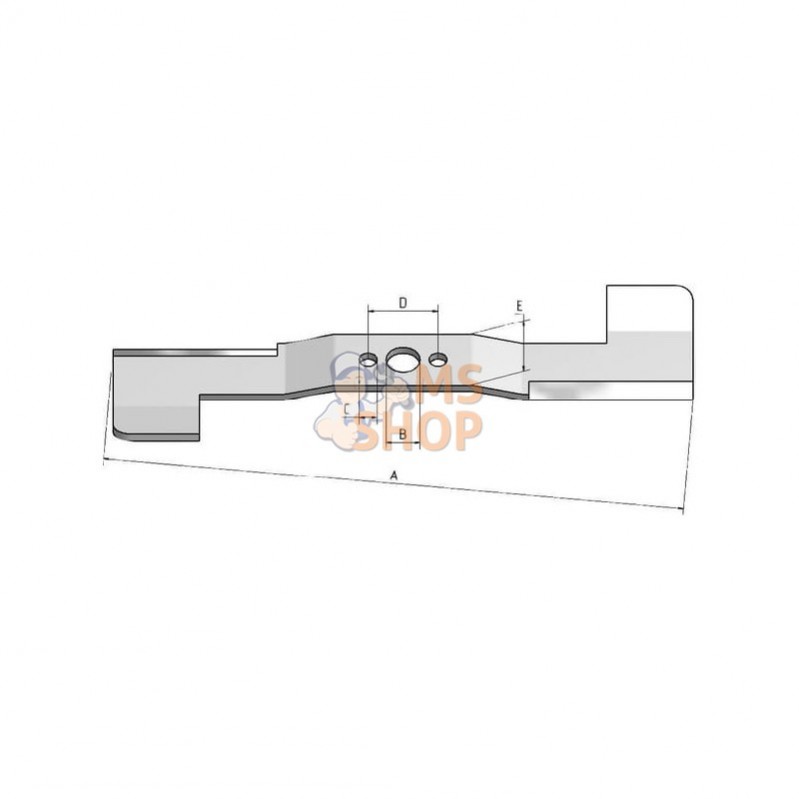 EM66090143; MTD; Lame; pièce detachée EM66090143; MTD; Lame; pièce detachée