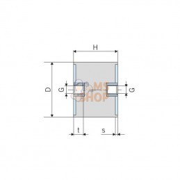 3020C70M6; KRAMP; Amortisseur vibrations TYPE C; pièce detachée