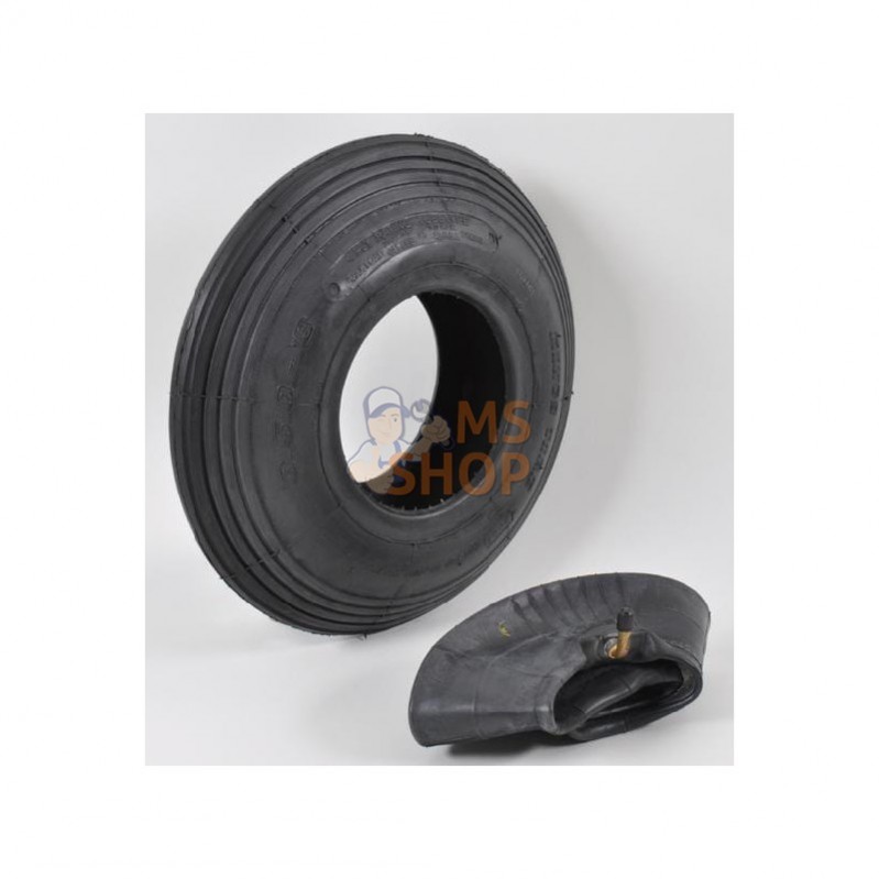 35064T510S; KRAMP; Pneu + chambre 3.50-6 4 plis T-510; pièce detachée