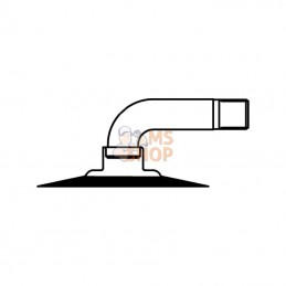 40044T510S; KRAMP; Pneu + chambre 4.00-4 4 plis T-510; pièce detachée