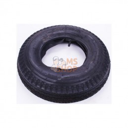 40084V47S; KRAMP; Pneu + chambre 4.00-8 4 plis V-47; pièce detachée
