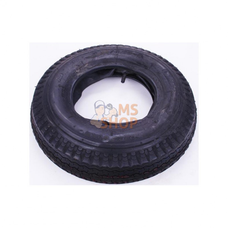 40084V47S; KRAMP; Pneu + chambre 4.00-8 4 plis V-47; pièce detachée