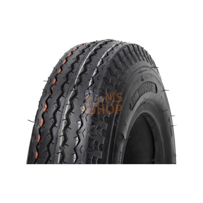 40086V47S; KRAMP; Pneu + chambre 4.00-8 6 plis V-47; pièce detachée