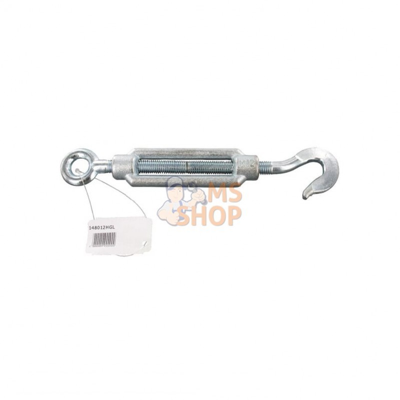 148012HGL; KRAMP; Vis serr ouvert + crochet + œillet M12 zin; pièce detachée 148012HGL; KRAMP; Vis serr ouvert + crochet + œillet M12 zin; pièce detachée