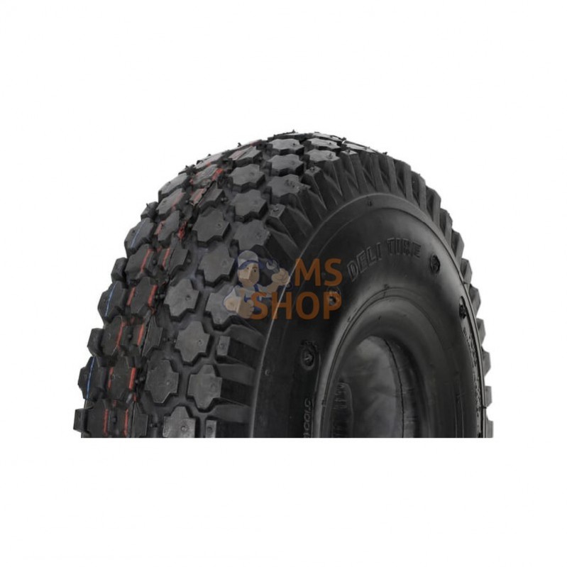 41035044HF201S; KRAMP; Pneu + chambre 4.10/3.50-4 4 plis HF-201; pièce detachée