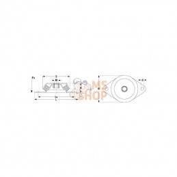 HD6040M12; KRAMP; Pied pour machine type HD; pièce detachée