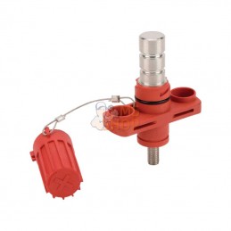 SI295050; KRAMP; Pince aide démarrage, rouge; pièce detachée