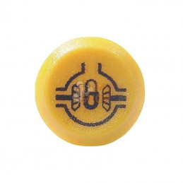 11130420PN; PNEUTRON; Interrupteur à poussoir, blocage du différentiel, rond, jaune; pièce detachée