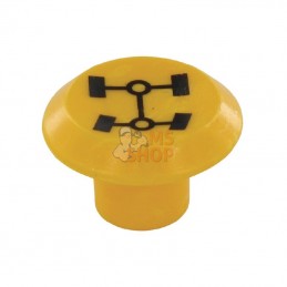 11316380PN; PNEUTRON; Symbole, pour entraînement de roues, rond, jaune; pièce detachée