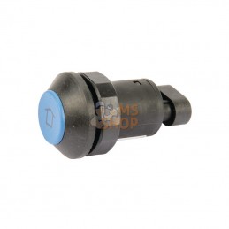 11903004PN; PNEUTRON; Interrupteur poussoir, Lever et baisser, rond, bleu; pièce detachée