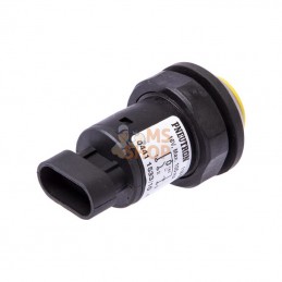 11907001PN; PNEUTRON; Interrupteur poussoir, PTO, rond, jaune; pièce detachée