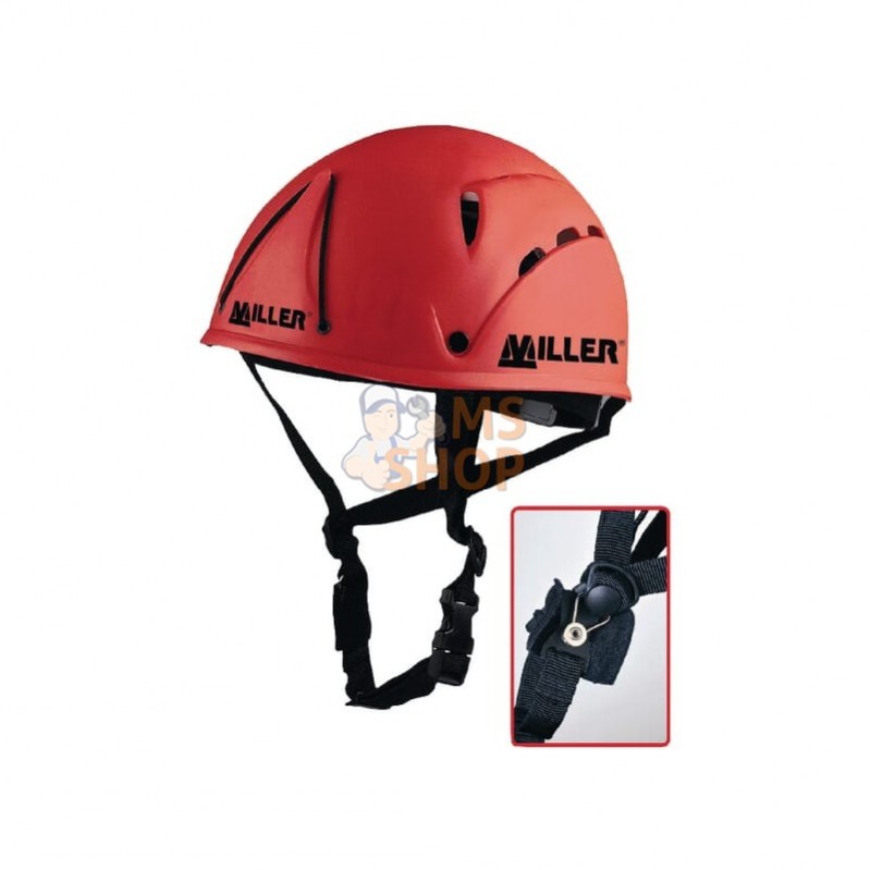 1007048MH; MILLER; Casque de sécurité rouge; pièce detachée