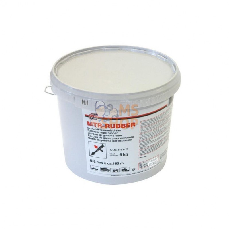 5161170; REMA TIP TOP; RTT Gomme mtr 6 kg cordon 8mm; pièce detachée