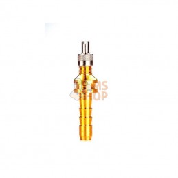 AL373051; REMA TIP TOP; Valve avec tuyau cannelé 7 mm, Alligator; pièce detachée