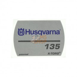 504546803; HUSQVARNA; AUTOCOLLANT | HUSQVARNA; pièce detachée
