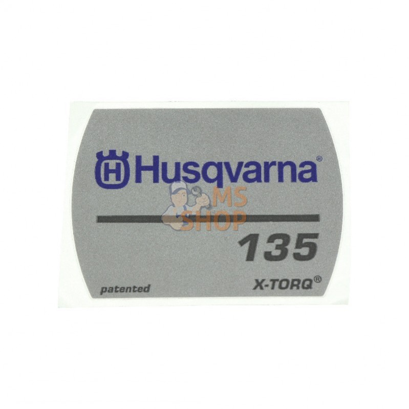 504546803; HUSQVARNA; AUTOCOLLANT | HUSQVARNA; pièce detachée