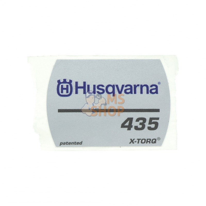 504546801; HUSQVARNA; AUTOCOLLANT | HUSQVARNA; pièce detachée