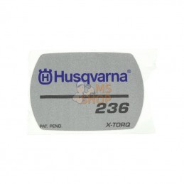 575729701; HUSQVARNA; DECAL | HUSQVARNA; pièce detachée