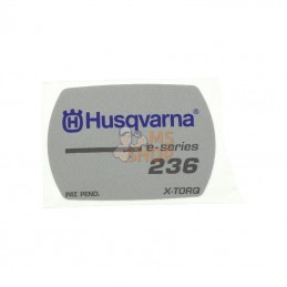 575730301; HUSQVARNA; DECAL | HUSQVARNA; pièce detachée