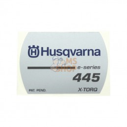 544377101; HUSQVARNA; AUTOCOLLANT | HUSQVARNA; pièce detachée