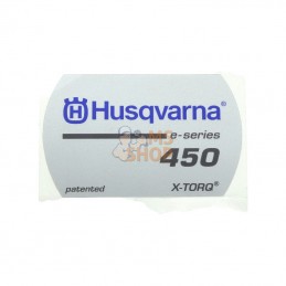580815302; HUSQVARNA; AUTOCOLLANT | HUSQVARNA; pièce detachée