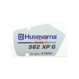523035606; HUSQVARNA; AUTOCOLLANT | HUSQVARNA; pièce detachée