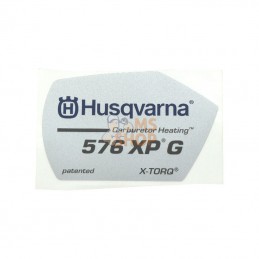 504094102; HUSQVARNA; AUTOCOLLANT | HUSQVARNA; pièce detachée