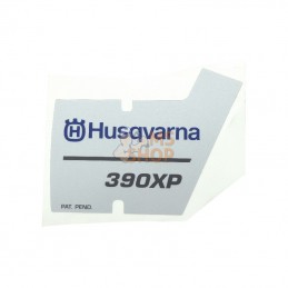 537327003; HUSQVARNA; AUTOCOLLANT | HUSQVARNA; pièce detachée