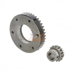 813560031X; KONGSKILDE; Jeu d'engrenages coniques L/R Z455; pièce detachée