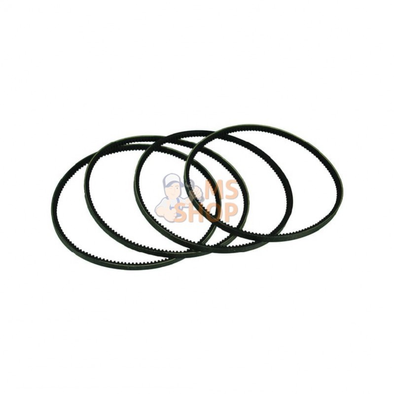8113621005; KONGSKILDE; Jeu courroies trapéz. (4pcs); pièce detachée